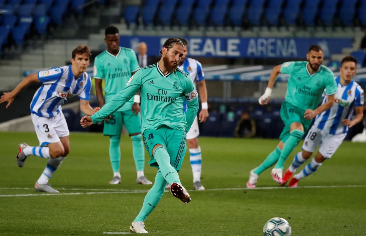 Liga hiszpańska: Real wygrał w San Sebastian i wyprzedził Barcelonę