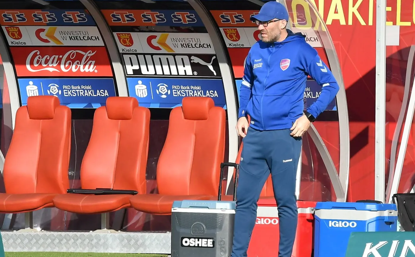 Trener Rakowa Częstochowa Marek Papszun