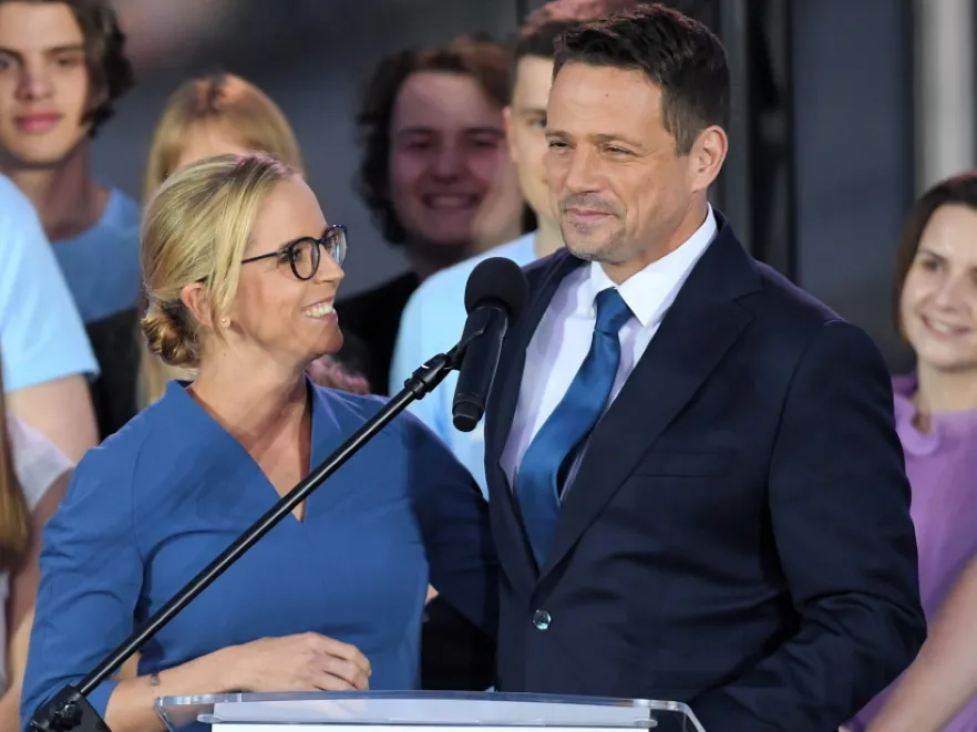 "Nie gra roli modnisi". Dorota Wróblewska broni "nieuczesanej" Małgorzaty Trzaskowskiej