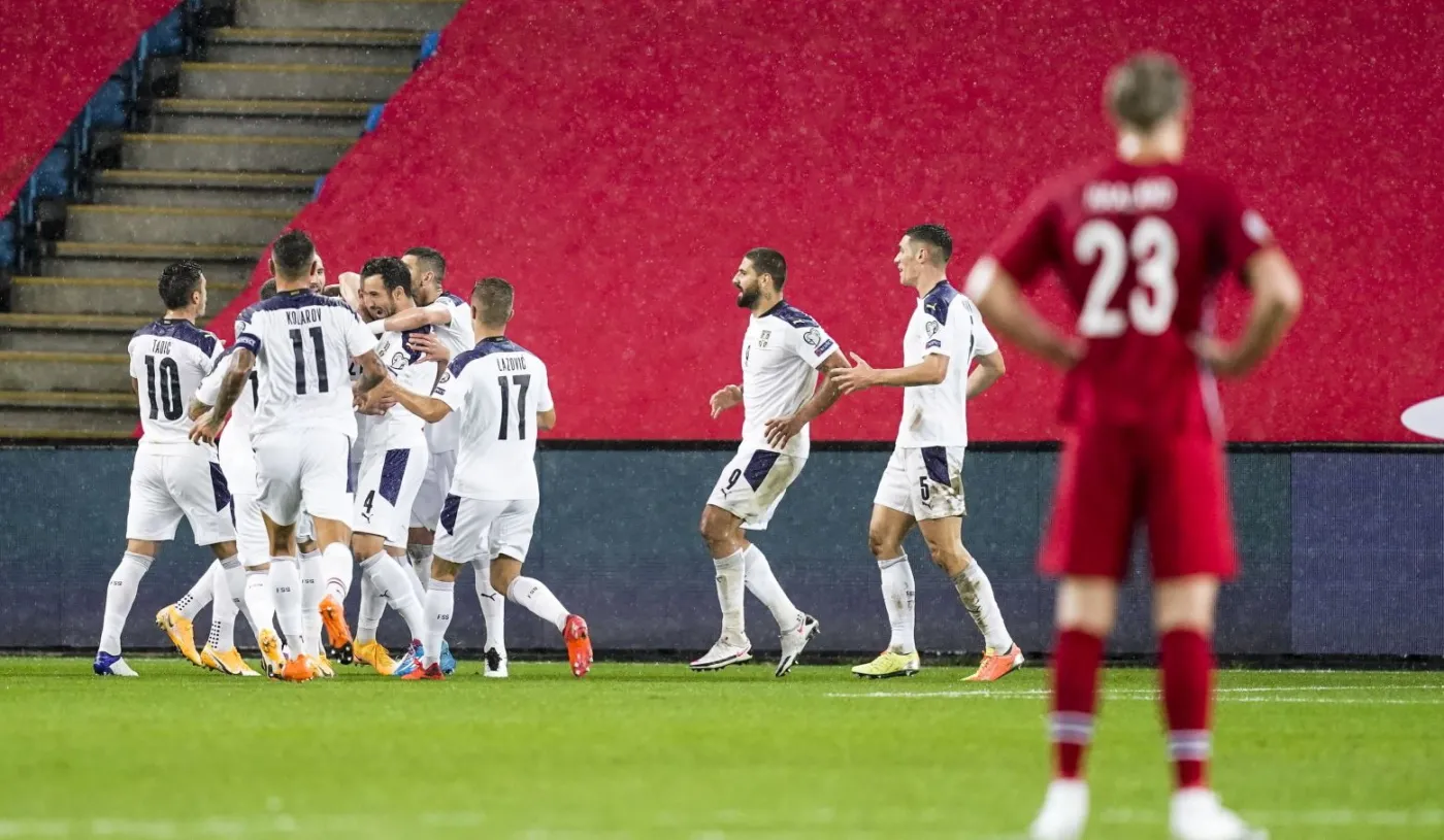 Haaland nie pomógł Norwegii w awansie do Euro. "Jestem wściekły" [WIDEO]