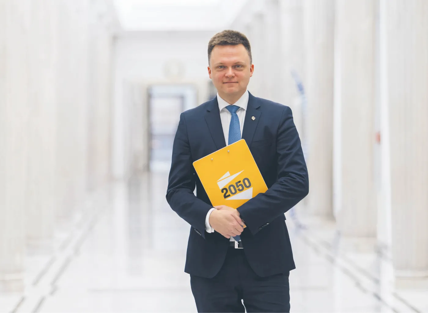 Szymon Hołownia lider ruchu Polska 2050. Kandydat na prezydenta w wyborach w 2020 r. Dziennikarz, publicysta, prezenter telewizyjny, społecznik