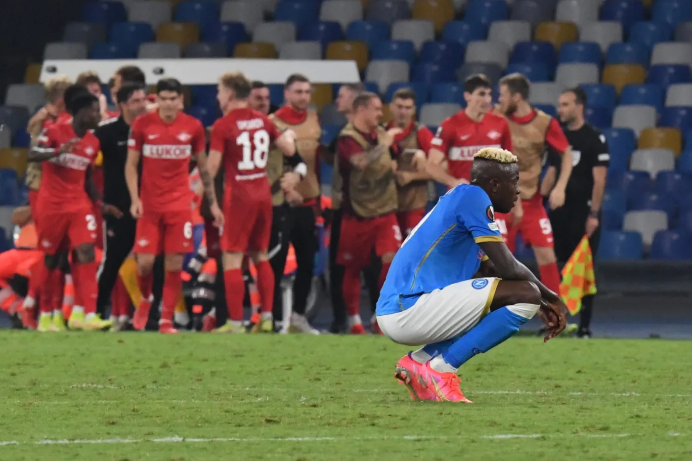 Liga Europy: Niespodzianka w Neapolu, wysoka wygrana PSV [WYNIKI I TABELE]