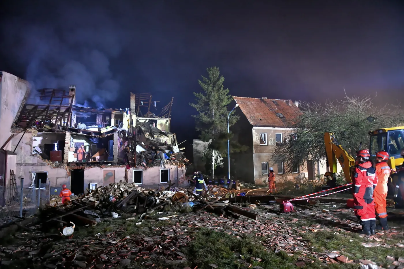 Eksplozja w Ścinawie. Ewakuowano 5 rodzin, są ranni