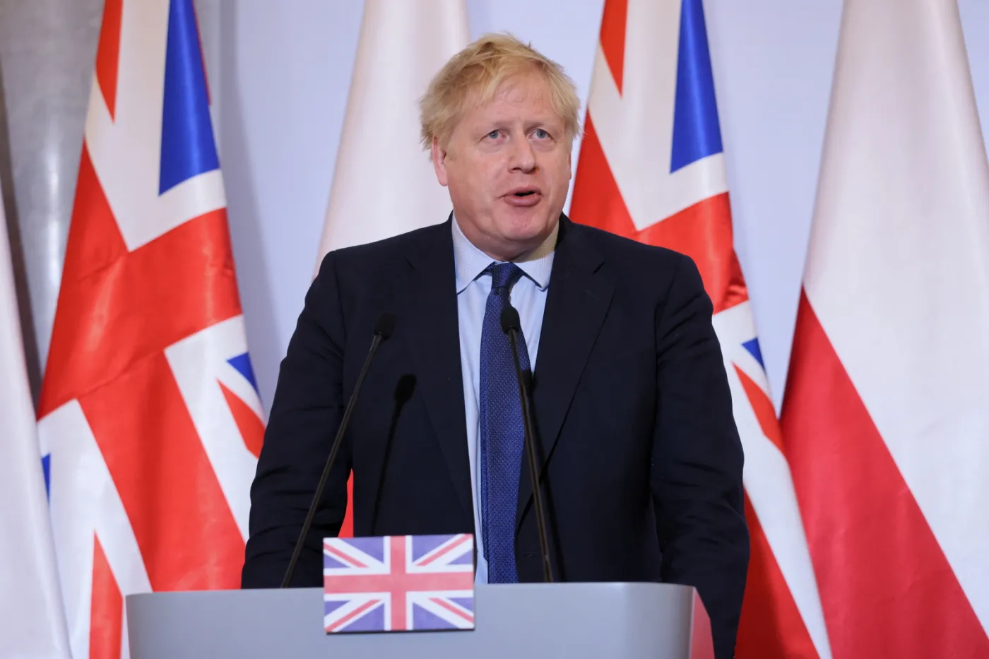Johnson: Nie będziemy zbrojnie walczyć z Rosją na Ukrainie