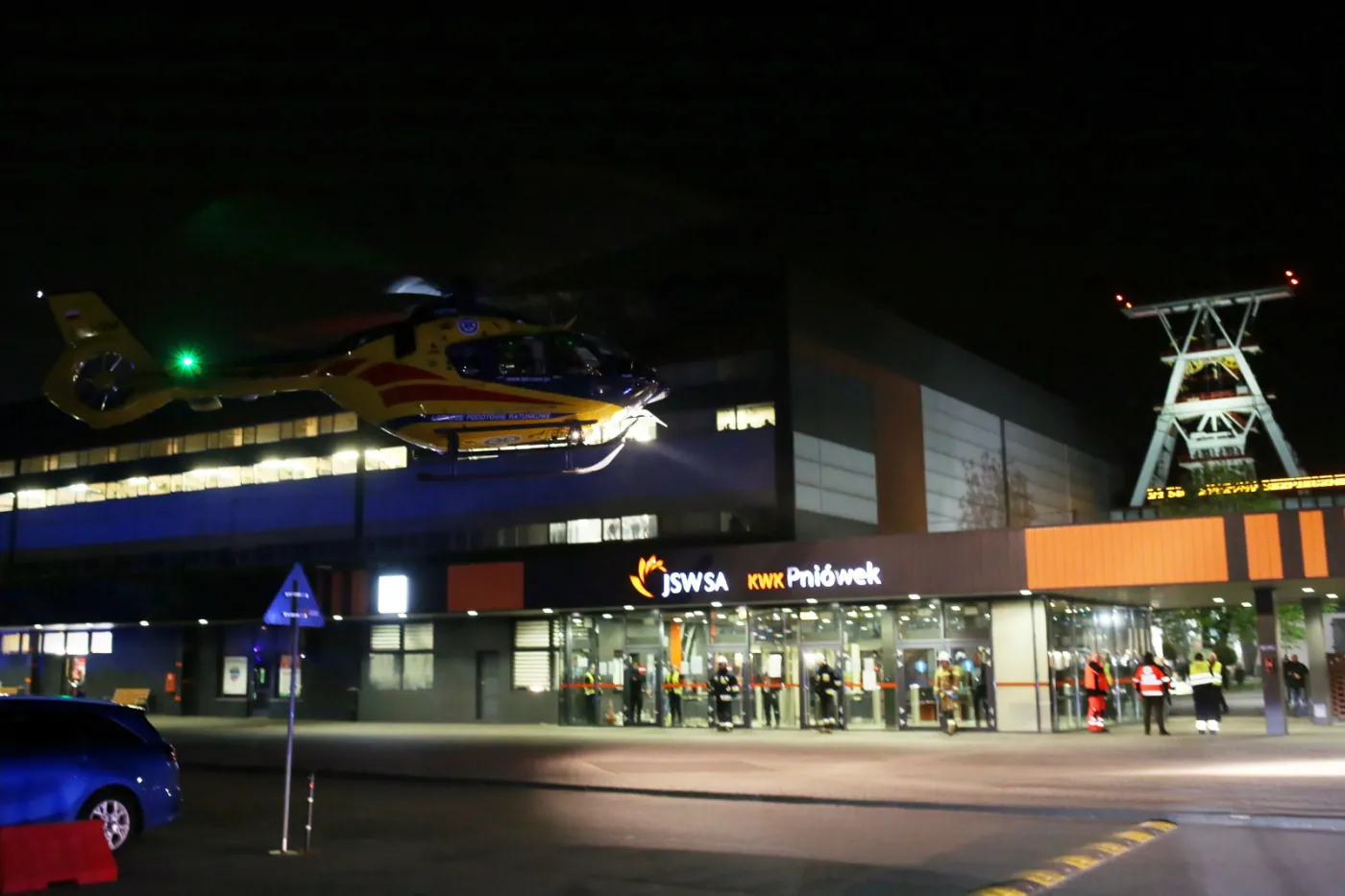 Kopalnia Pniówek w dniu wybuchu metanu