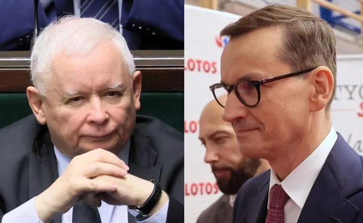 Jarosław Kaczyński i Mateusz Morawiecki