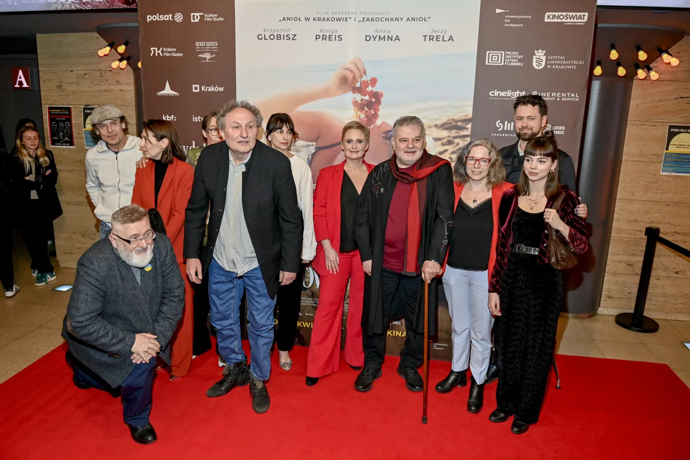 Premiera filmu "Prawdziwe życie aniołów". Krzysztof Globisz wraca na salony [FOTO]