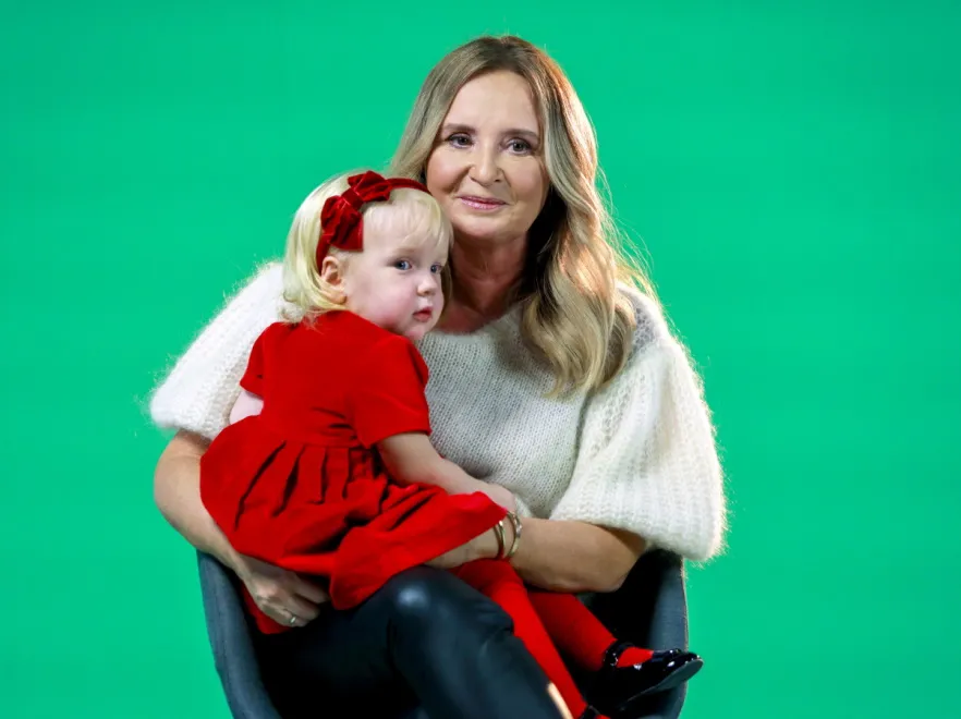 Joanna Kurska z córką Anną Klarą Teodorą