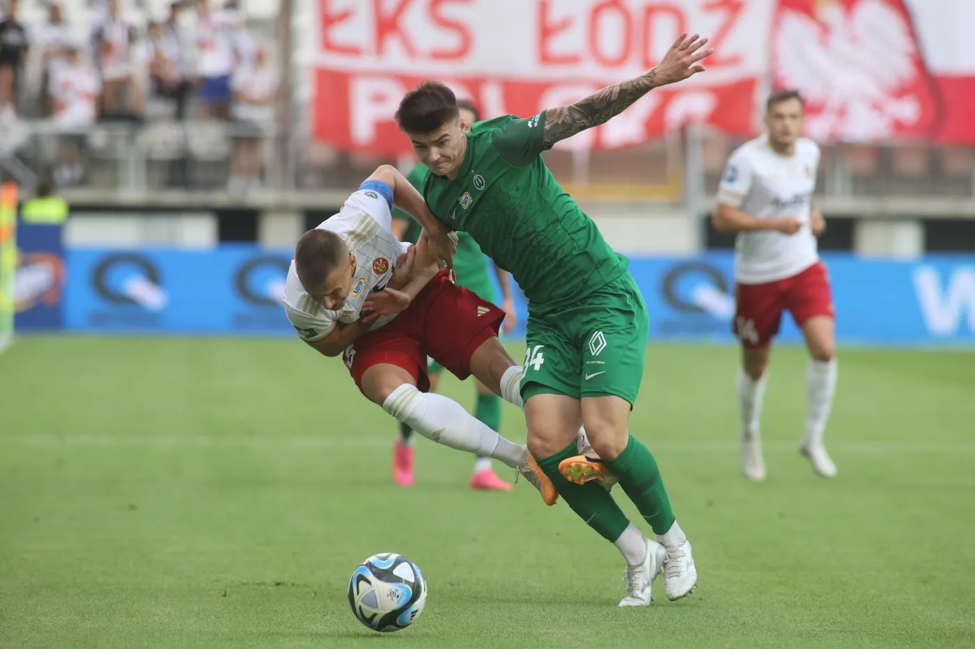 ŁKS Łódź przegrał pierwszy mecz na własnym stadionie od lipca ubiegłego roku [WIDEO]