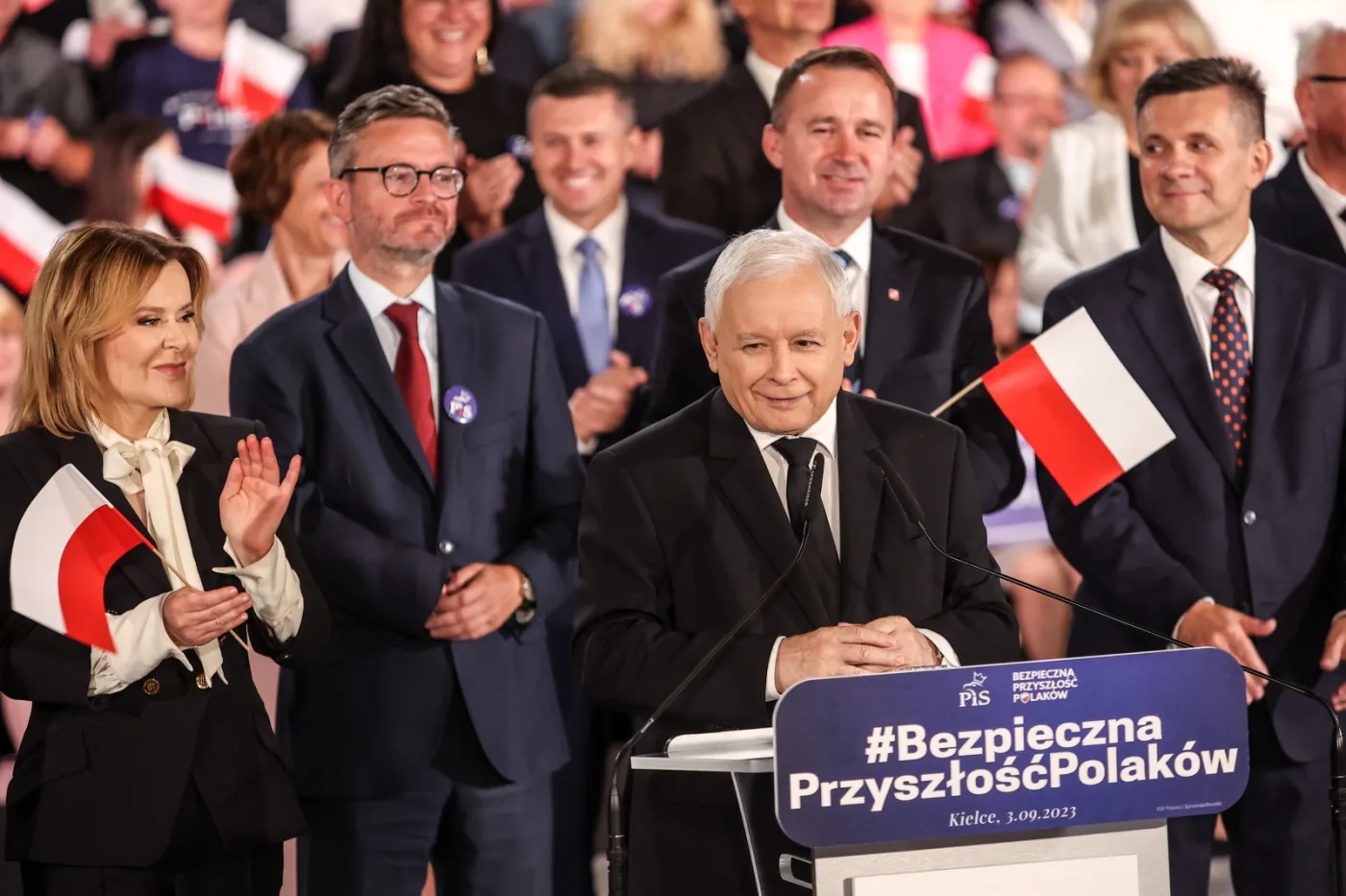 Kampania wyborcza do parlamentu 2023. Wicepremier, prezes PiS Jarosław Kaczyński 