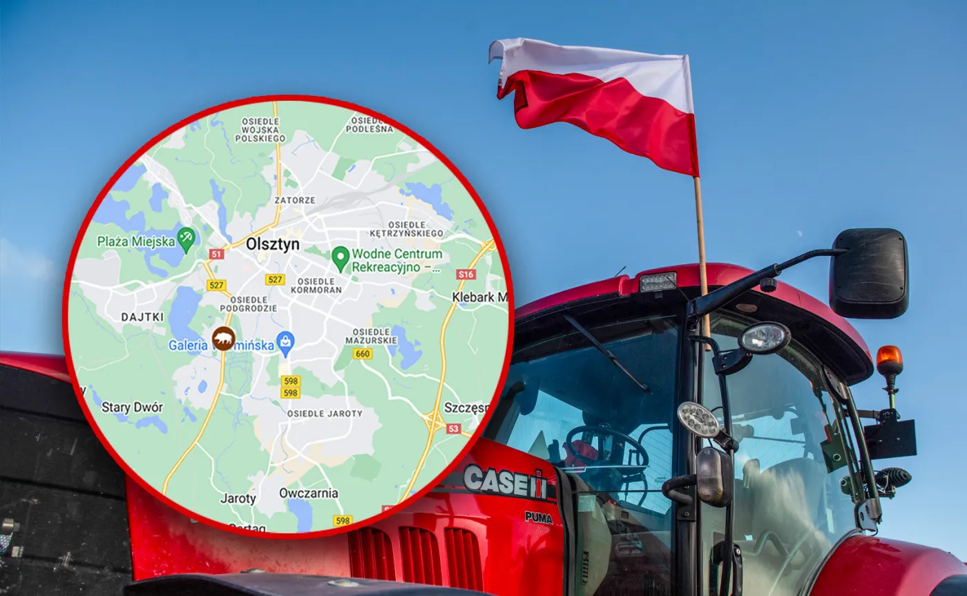 Olsztyn: Protest rolników 20 lutego. Gdzie drogi będą zablokowane?