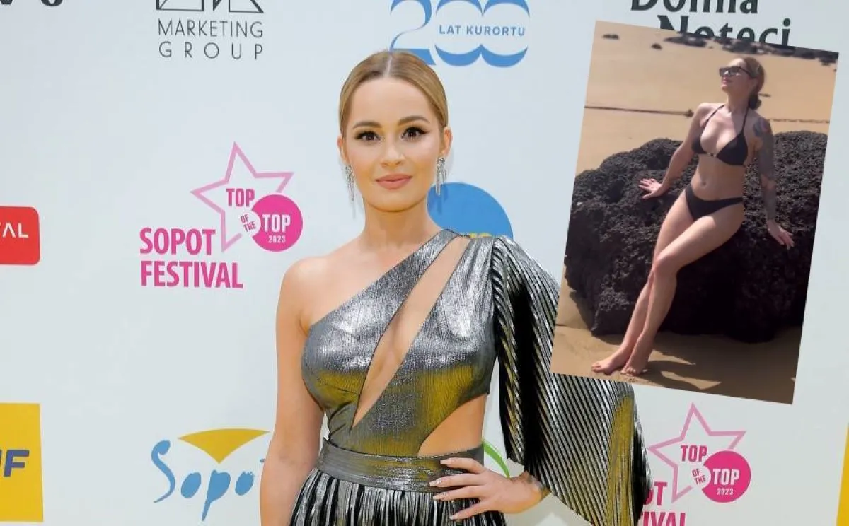 Ewelina Lisowska pręży ciało w bikini. Jest moc?