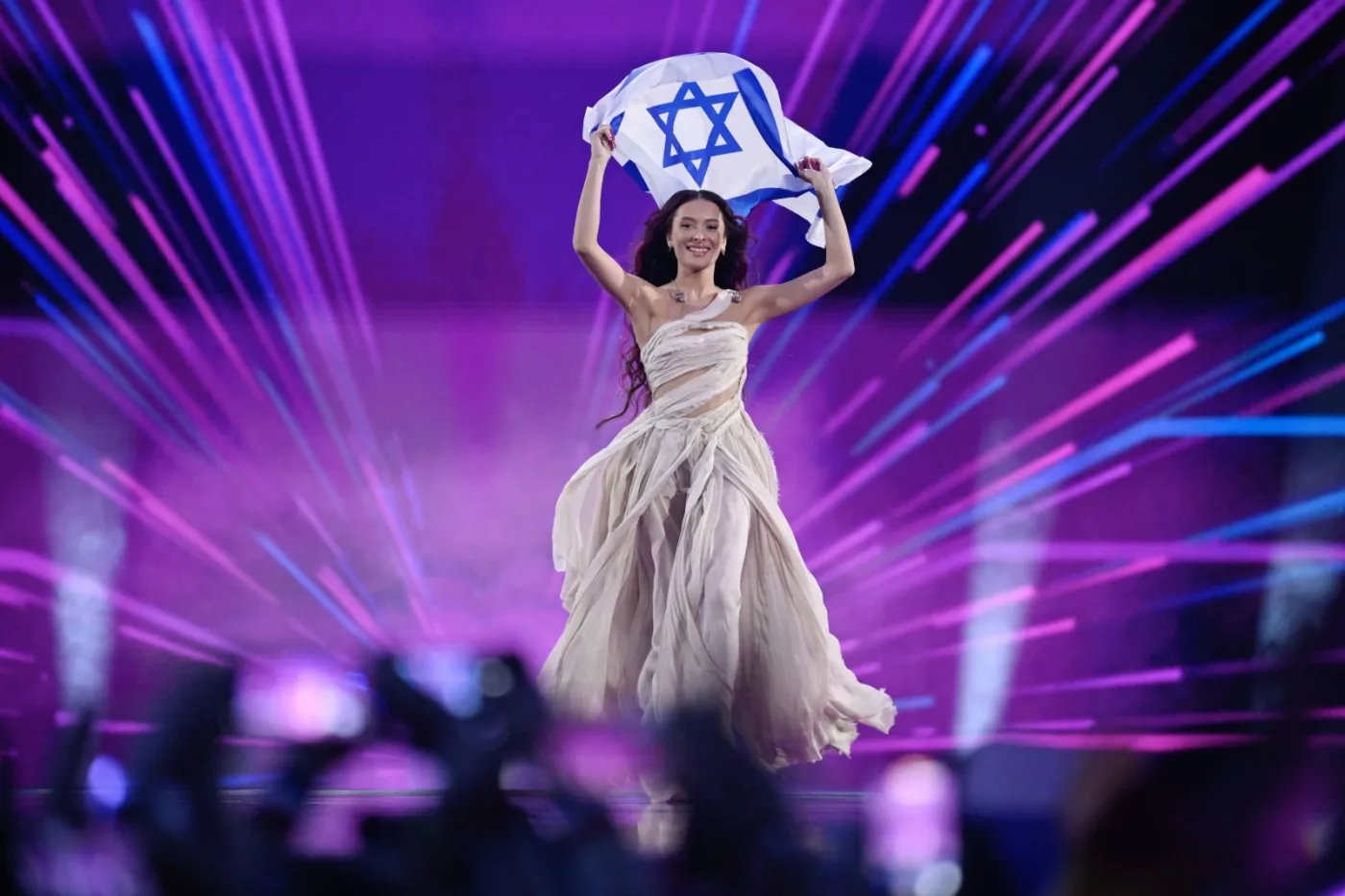 Reprezentantka Izraela Eden Golan podczas finału 68. Konkursu Piosenki Eurowizja