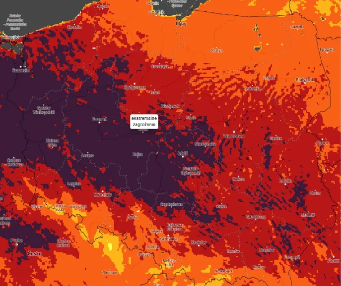 Alert dla całej Polski. IMGW ostrzega przed "ekstremalnym zagrożeniem"