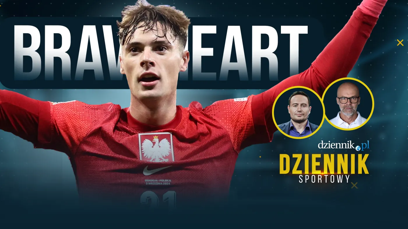 Nicola Zalewski jak William Wallace. Waleczne serce reprezentacji Polski. DZIENNIK SPORTOWY