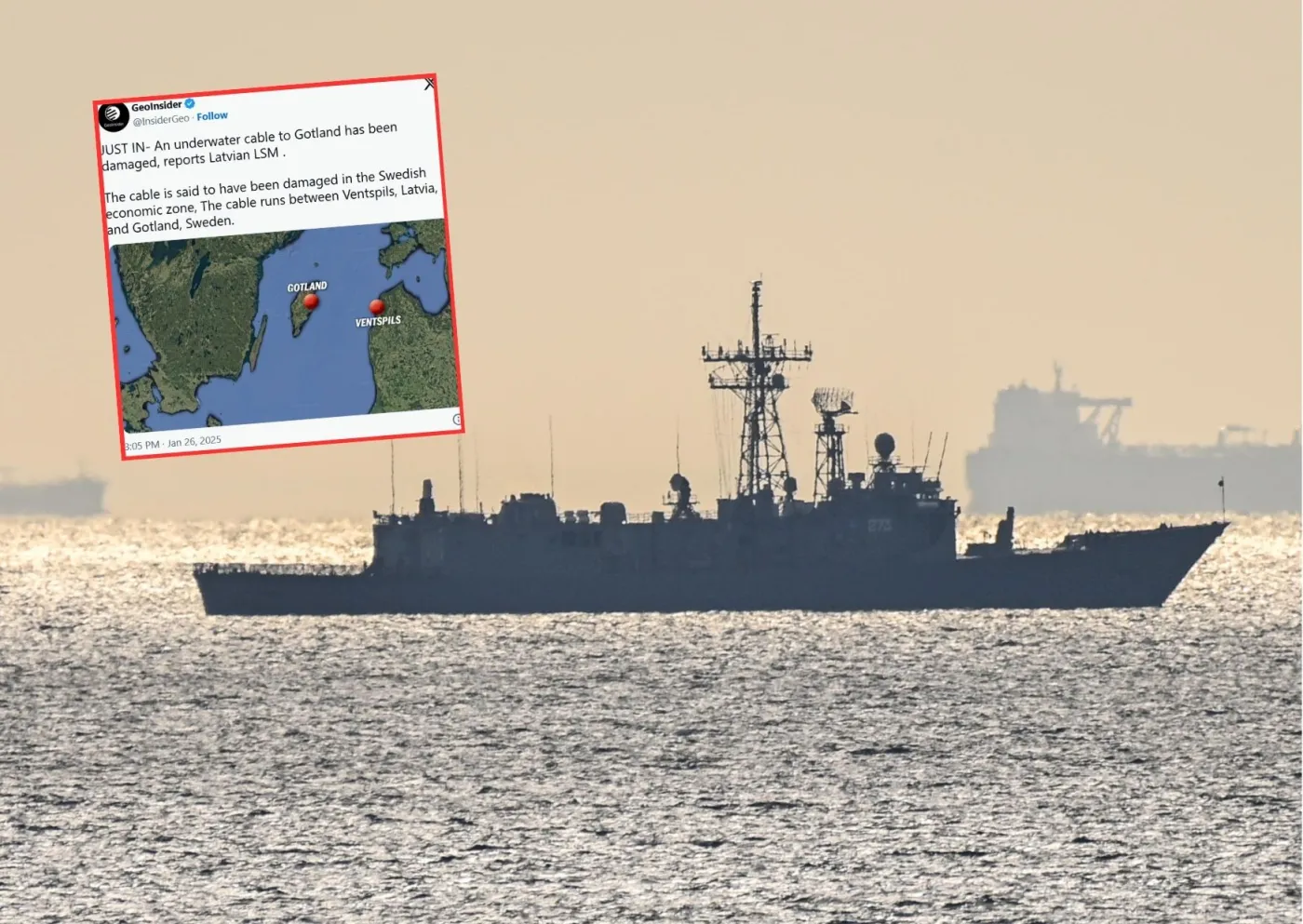 Niepokojący incydent na Bałtyku. NATO reaguje. "Sprawa jest badana"