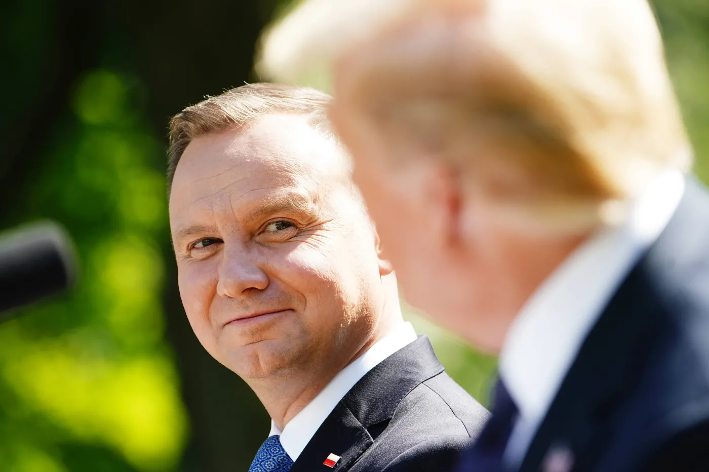 Andrzej Duda i Donald Trump w 2020 roku