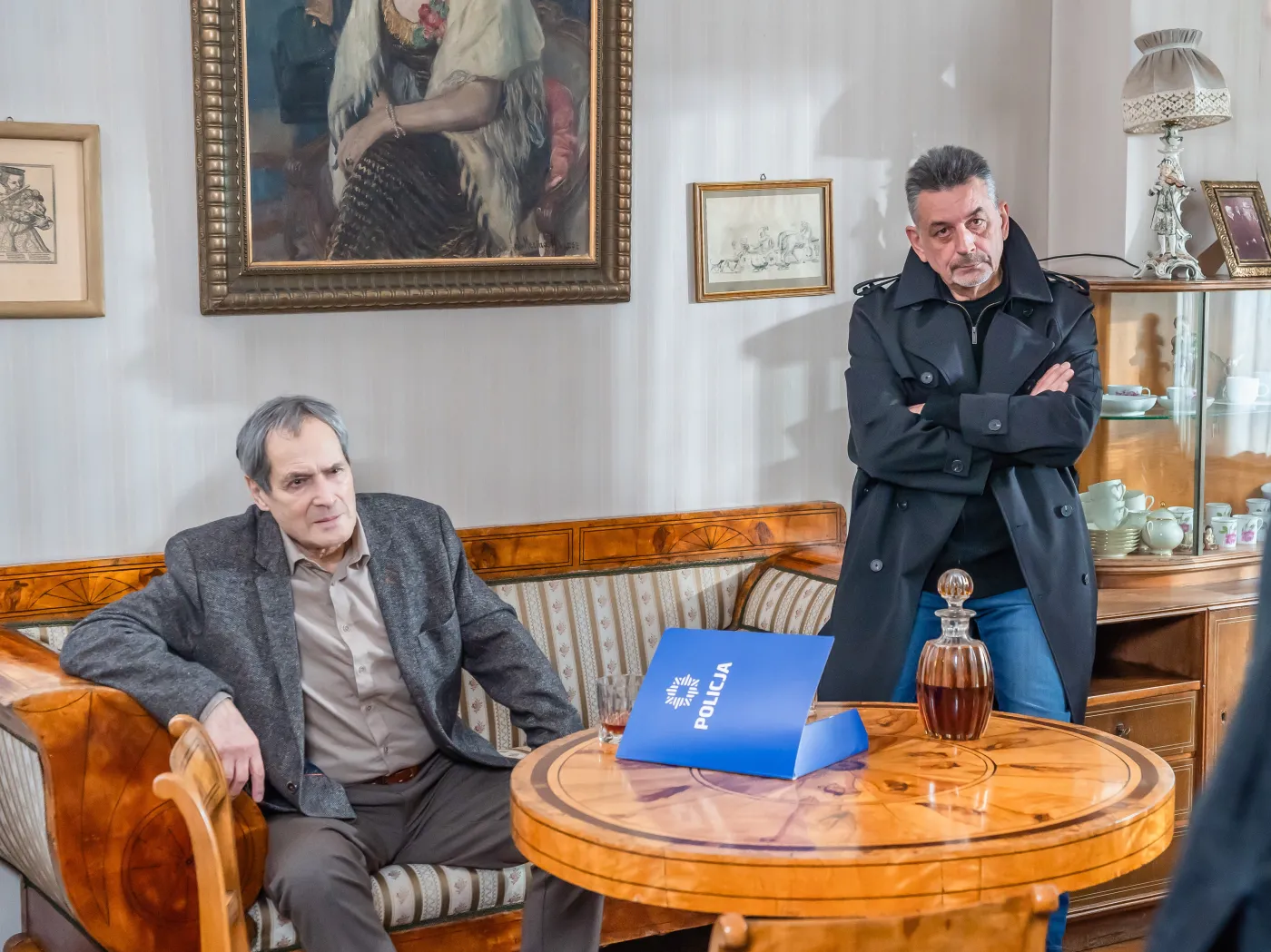 Jerzy Zelnik jako Paweł Lipiec i Artur Dziurman jako Roman Musashi Gołaszewski w serialu "Sprawiedliwi. Trójmiasto"