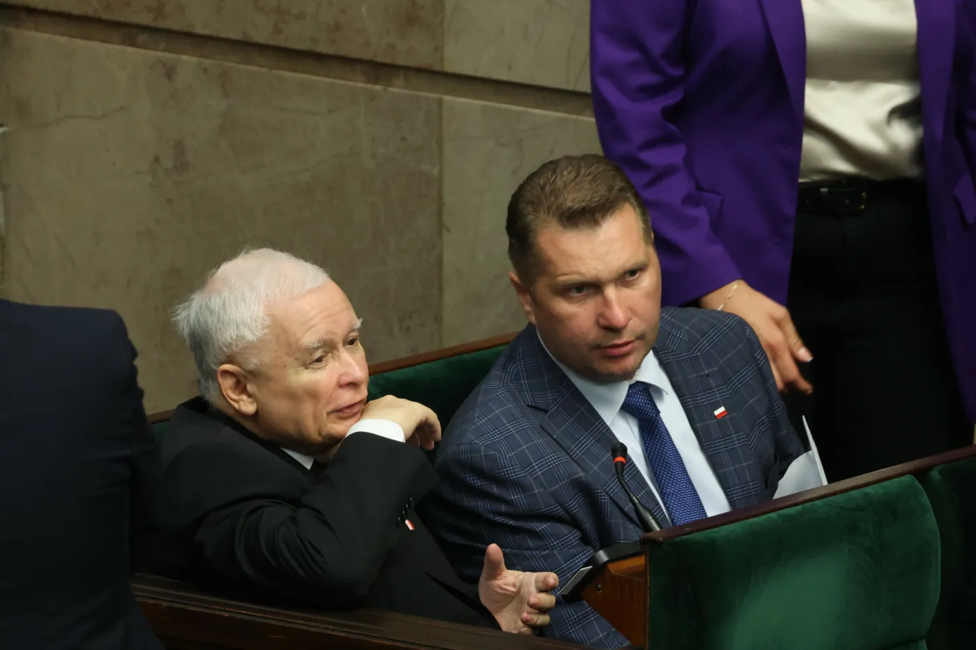 Jarosław Kaczyński i Przemysław Czarnek