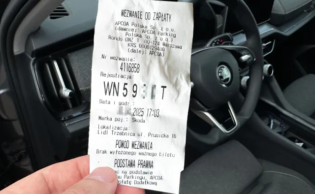 600 zł opłaty karnej. Kierowcy dostają wezwania: Dowody zdjęciowe zostały wykonane