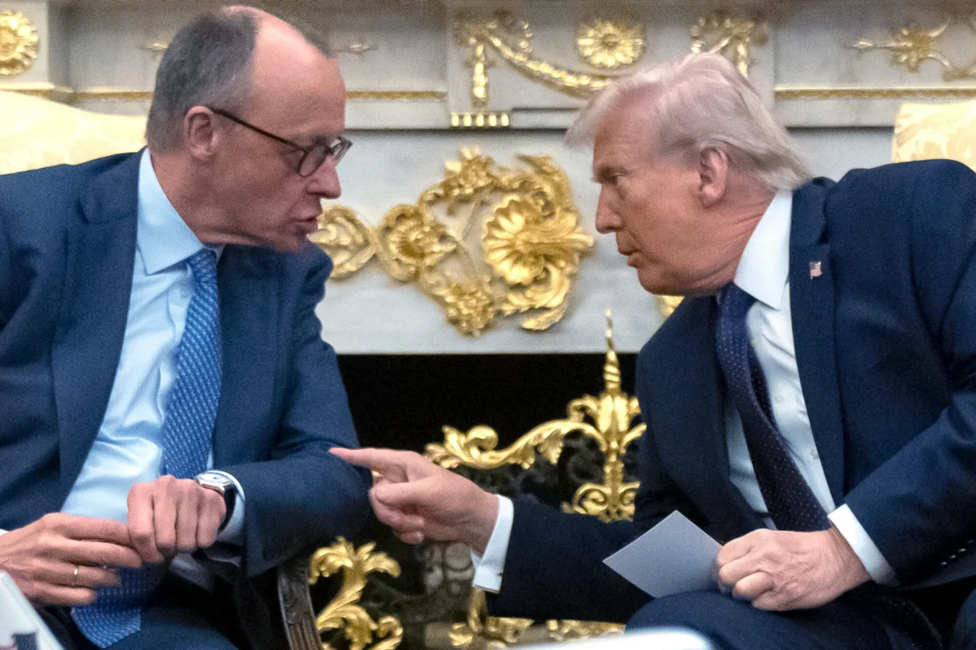 Spotkanie kanclerza Niemiec Friedricha Merza z prezydentem USA Donaldem Trumpem