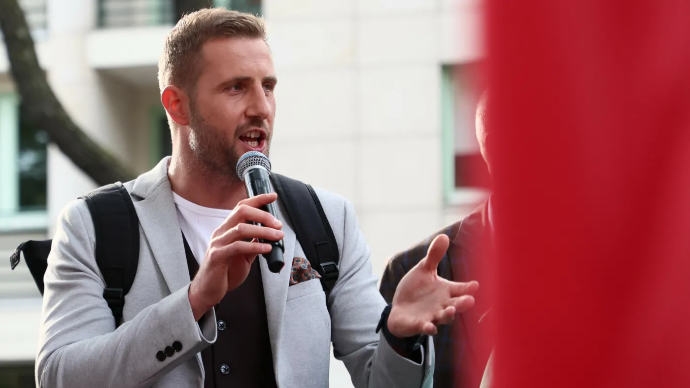 Manifestacja przed Trybuna?em Konstytucyjnym