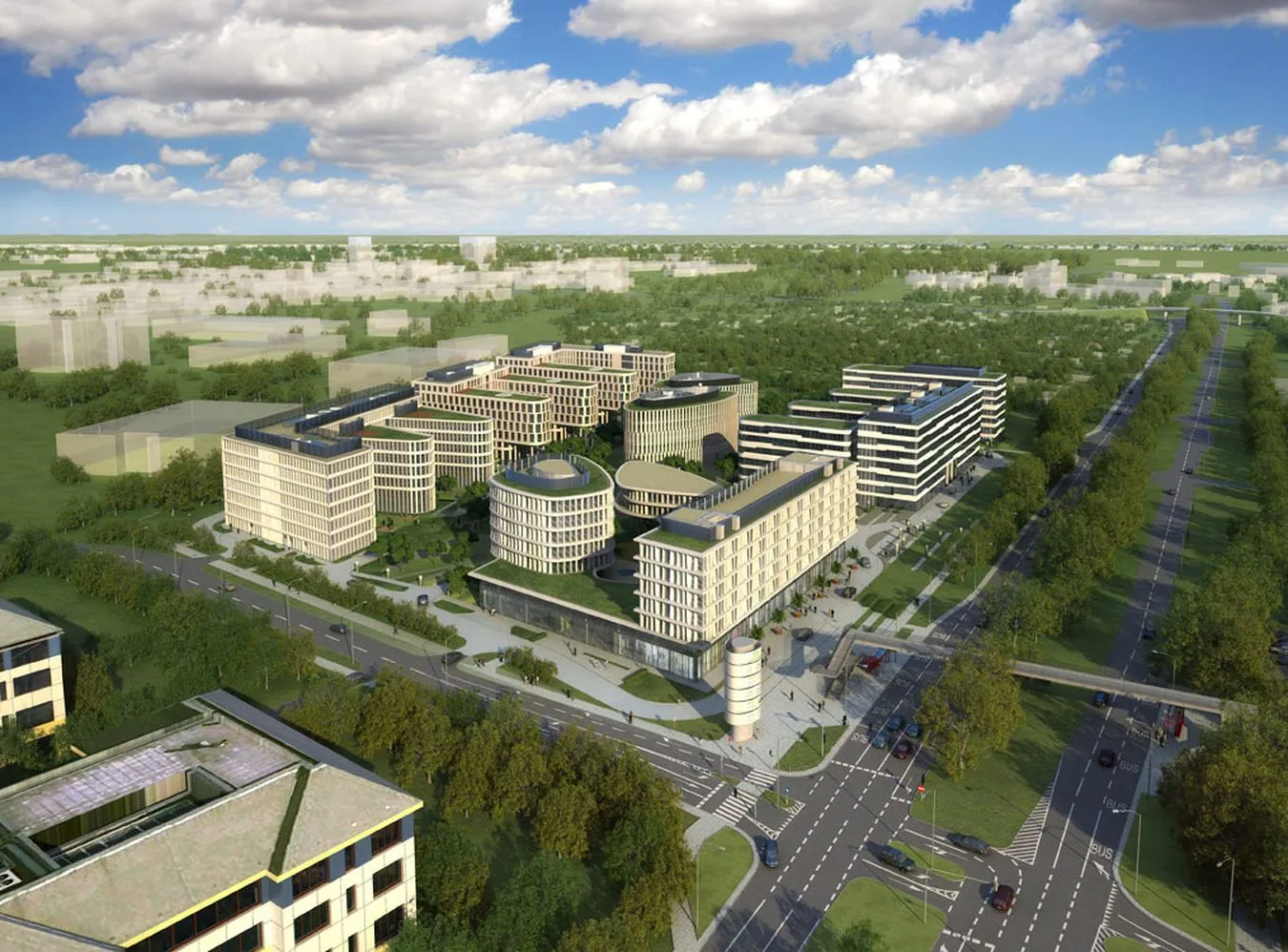 Ekologiczne biurowce powstają w Warszawie