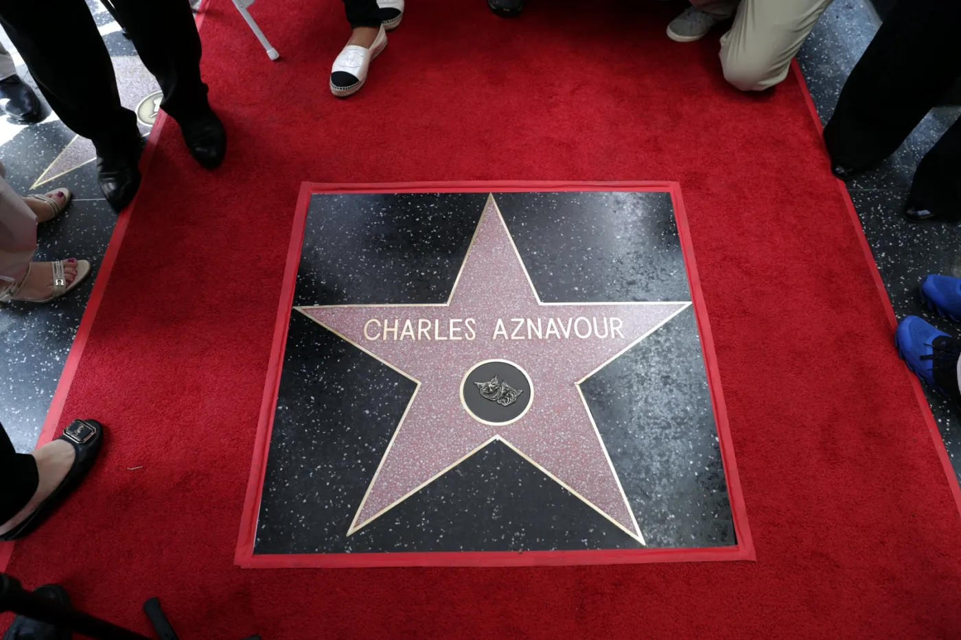 Gwiazda Charlesa Aznavoura w hollywoodzkiej Aleji Sław