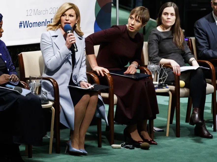 Wiek ten sam, a w prezencji przepaść! Prezydent Chorwacji zmiażdżyła stylizacją prezydent Estonii. FOTO