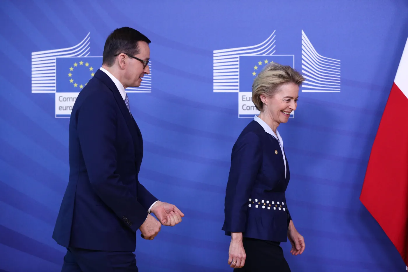 Mateusz Morawiecki i Ursula von der Leyen