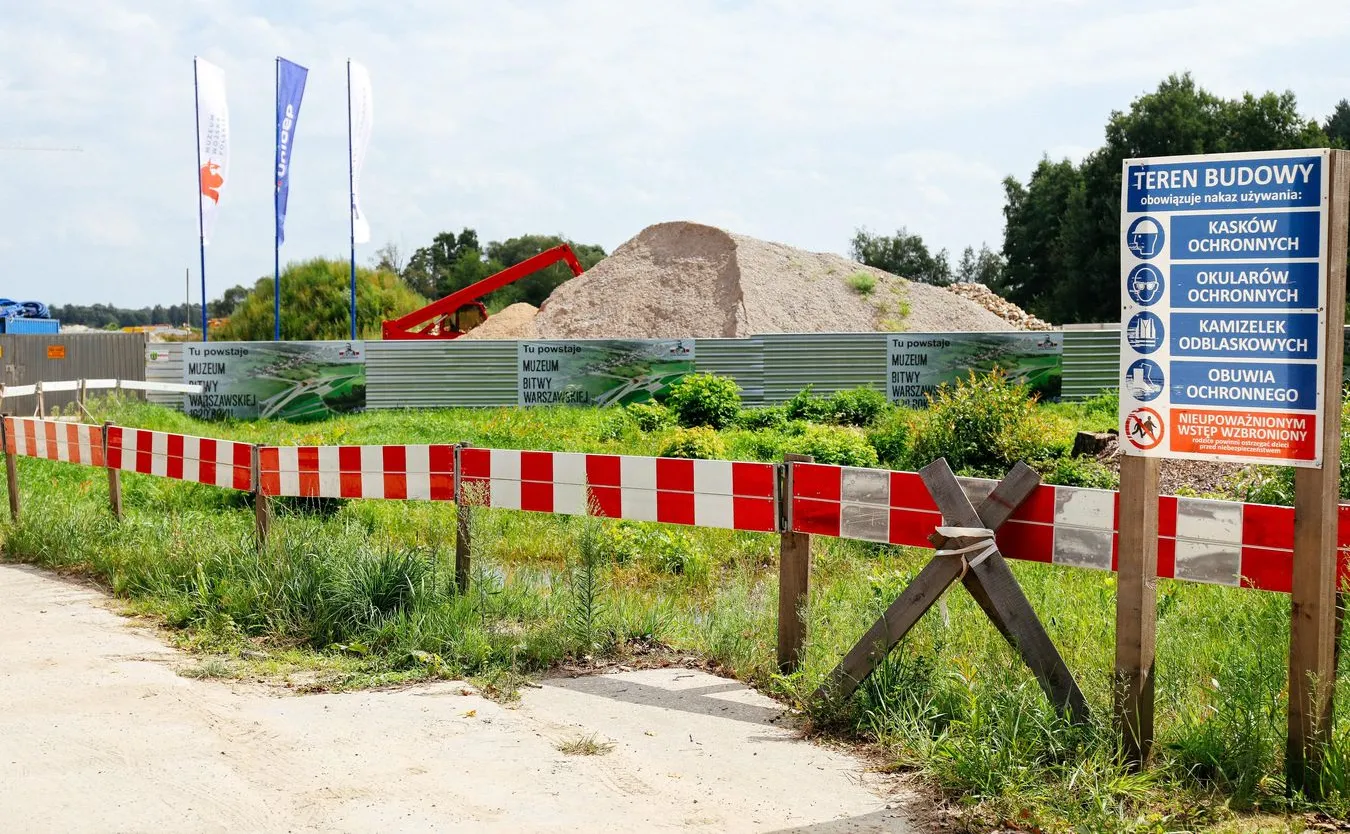 Tak wygląda plac budowy Muzeum Bitwy Warszawskiej 1920 [WIDEO]