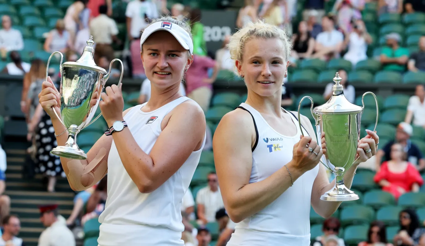 Krejcikova i Siniakova triumfatorkami gry podwójnej w Wimbledonie