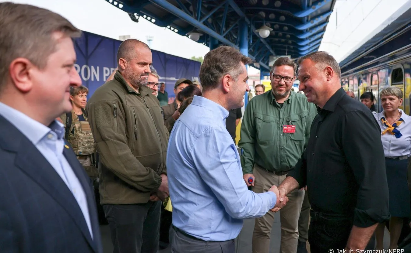 Duda przybył do Kijowa. O czym porozmawia z Zełenskim?