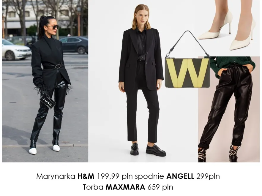 Skórzane spodnie - hit jesieni 2022. Oto jak je nosić. STYLIZACJE