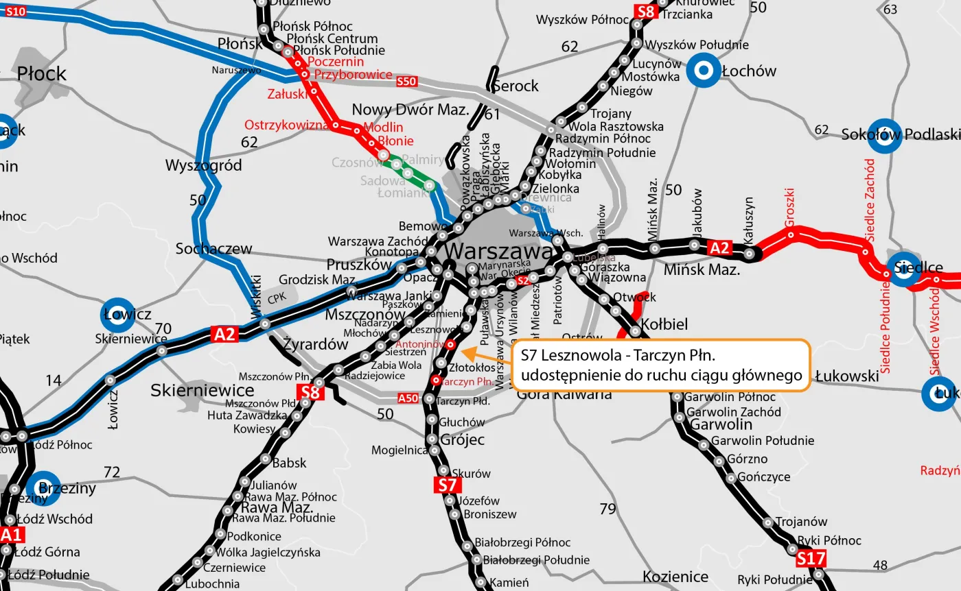 S7 dłuższa na majówkę! Z Warszawy do Krakowa pojedziesz ekspresem