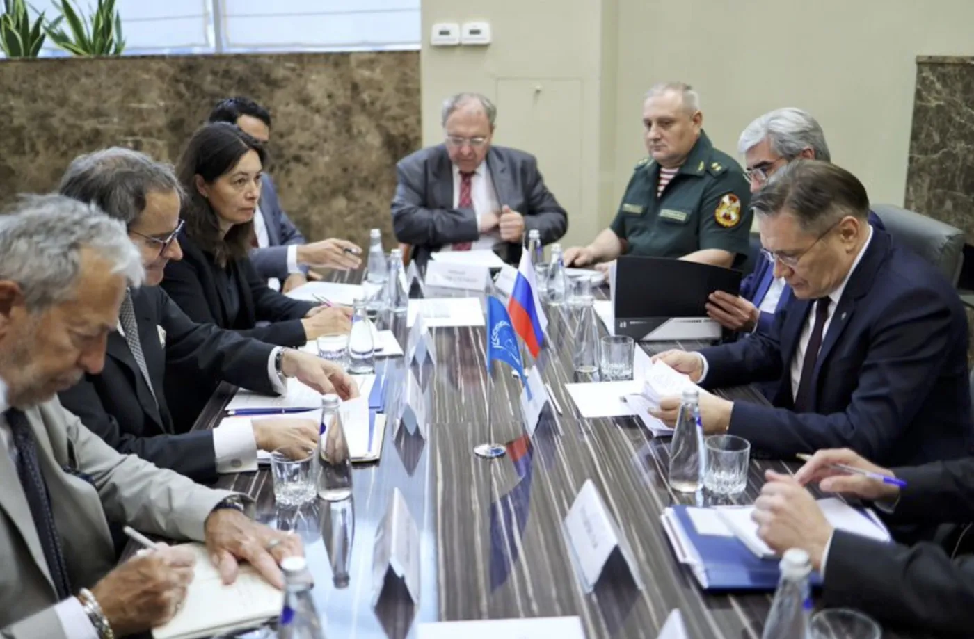 Szef MAEA Mariano Grossi z wizytą w Rosji