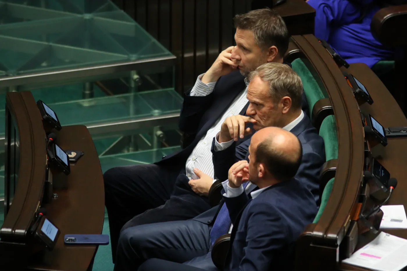 Donald Tusk, Marcin Kierwiński, Borys Budka