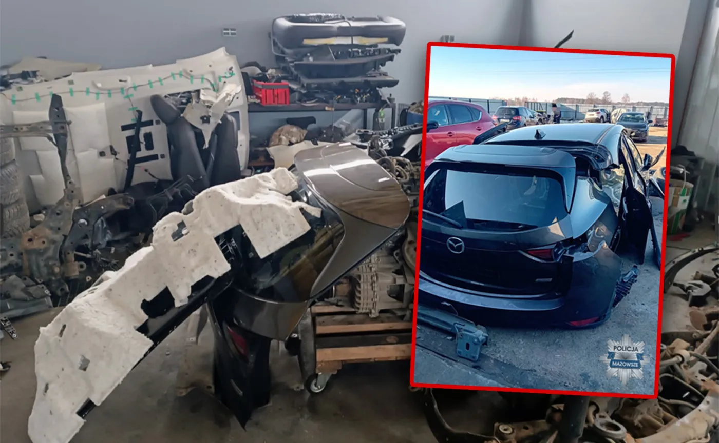 "Dziupla" w Ostrołęce zlikwidowana. Części warte były setki tysięcy złotych