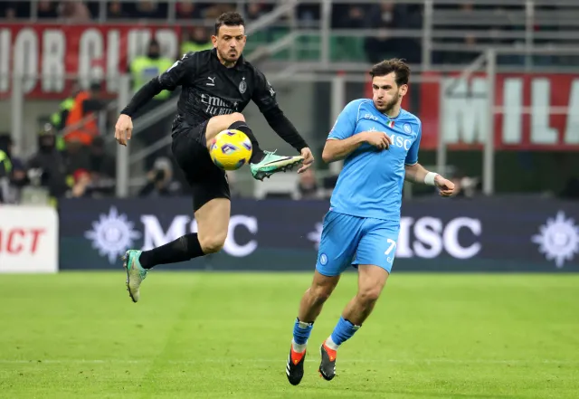 Zieliński wrócił do podstawowej "11". Porażka Napoli w Mediolanie [WIDEO]