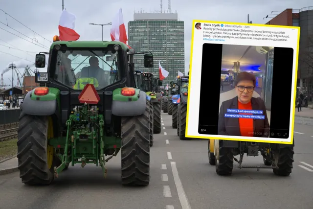 Szydło nagrała specjalny film. "Trzeba wspierać protesty rolników"