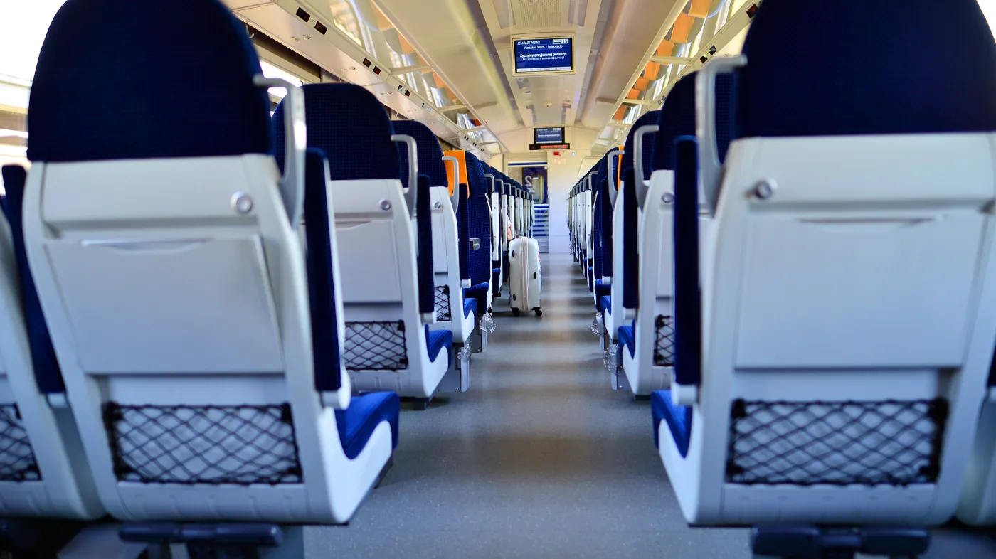 Warsaw,,Poland.,7,September,2023.,Interior,Of,A,Passenger,Train.
