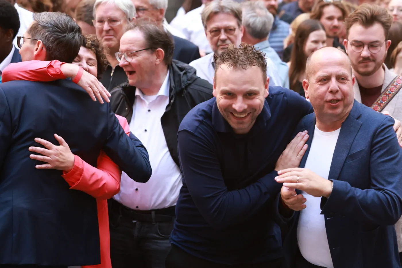 Celebracja zwycięstwa SPD w Brandenburgii