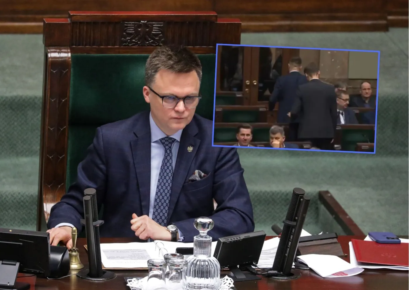 Skandal w Sejmie. Poseł wyproszony z sali. "Pan kontaktuje?" [WIDEO]