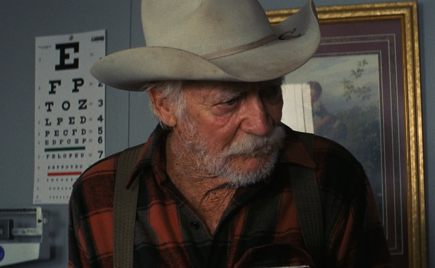 Richard Farnsworth w filmie "Prosta historia"