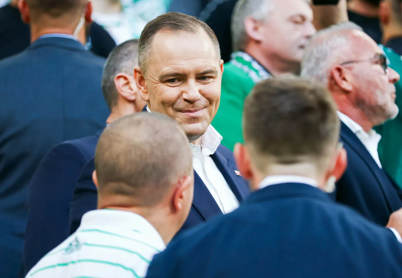 Prezydent Karol Nawrocki na meczu Lechii Gda?sk