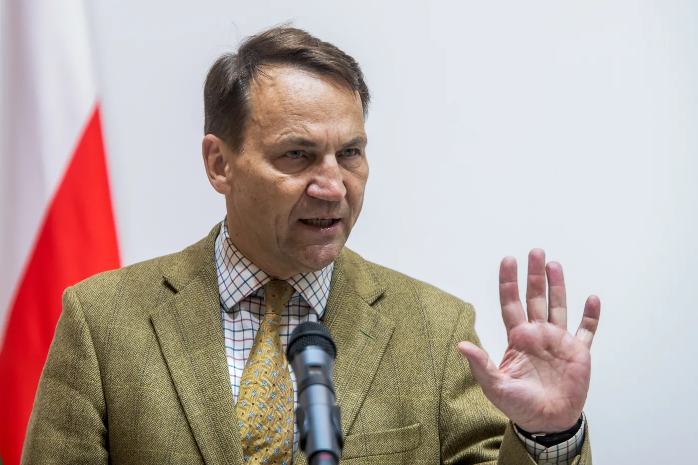 Radosław Sikorski stanowczo o naruszeniu przestrzeni powietrznej Polski. "Rosja kłamie"