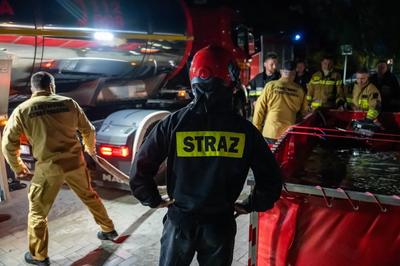 gaszenie pożaru lasu