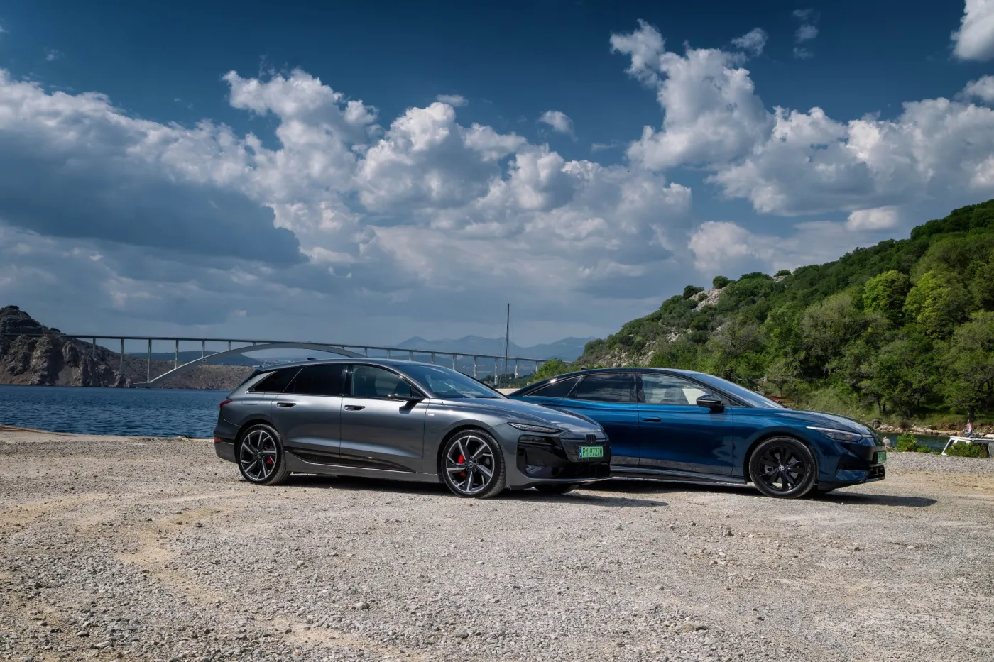 Audi A6 Avant e-tron i Volkswagen ID.7 Pro S