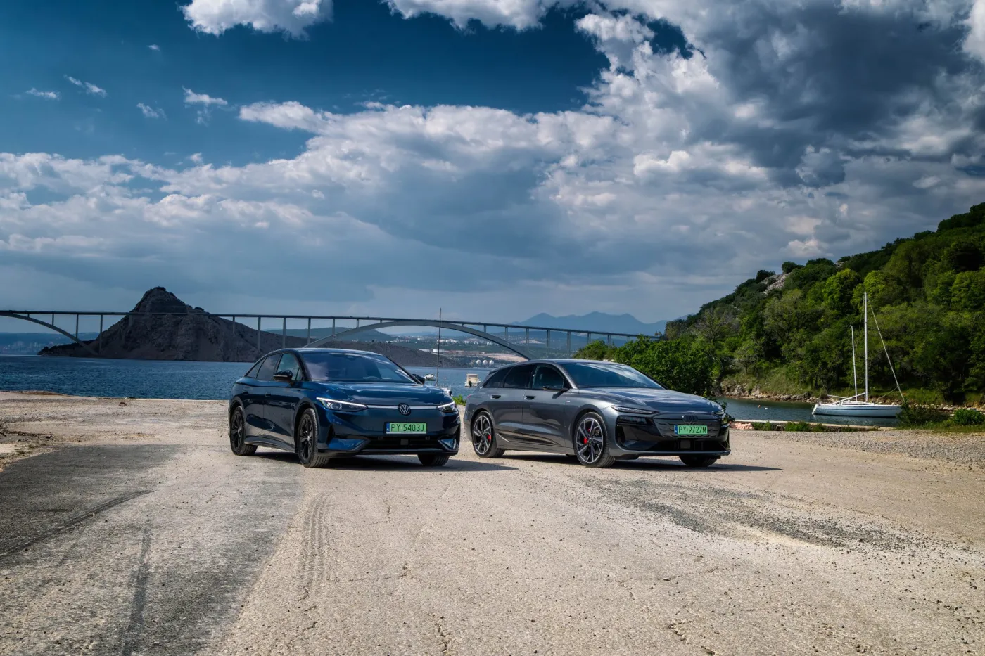 Volkswagen ID.7 Pro S i Audi A6 Avant e-tron