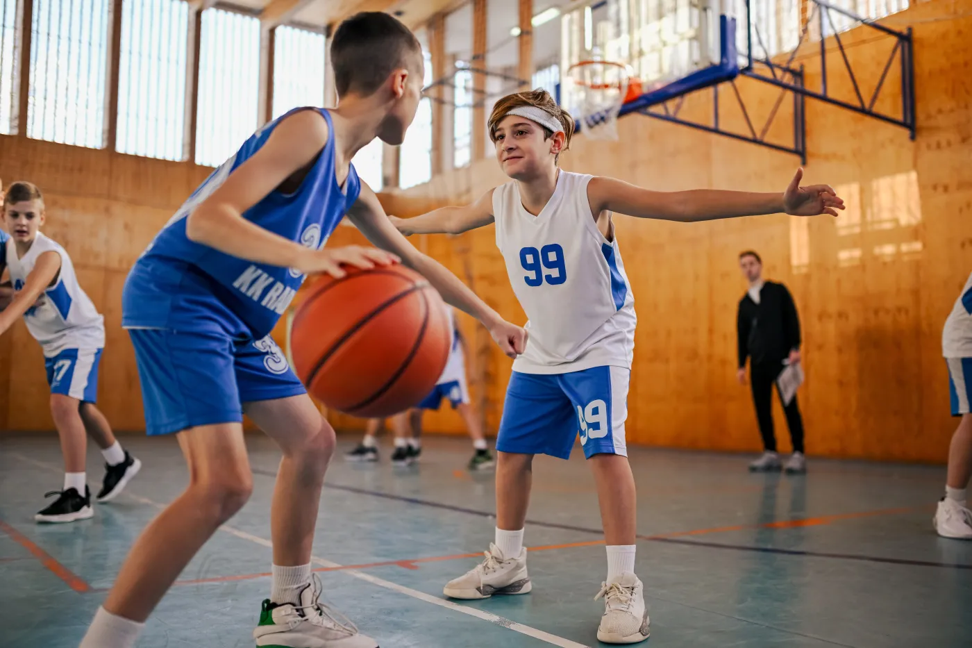 dzieci sport koszykówka